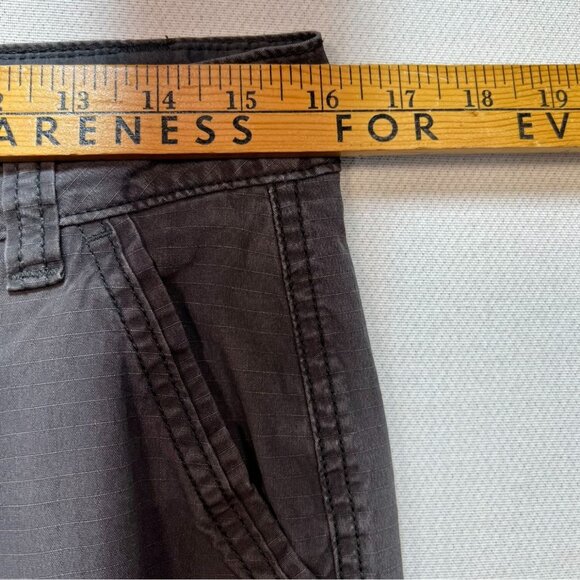Eddie Bauer Womens Chino Straight Pants Size 6 Gray Relaxed Casual Ankle Y2K - Picture 7 of 12